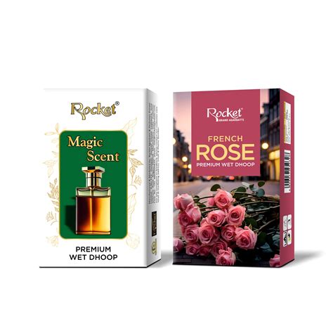 MAGIC SCENT & ROSE PREMIUM WET DHOOP STICKS (PACK OF 2) – Rocket Agarbatti