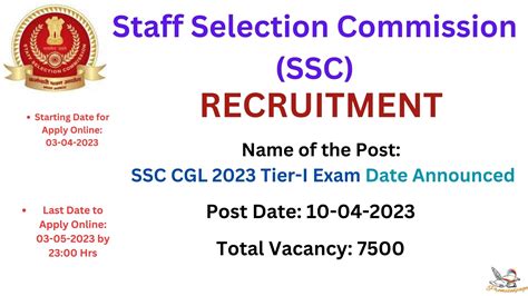 PROMISEDPAGE: Staff Selection Commission (SSC) Recruitment-2023