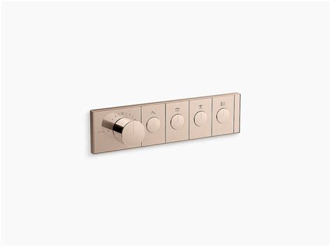 ANTHEM RECESSED EXPOSED PART MECH THERM/CONT 2IN/4OUT - KOHLER LU XURY ...