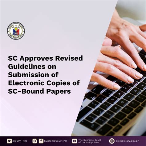 SC Approves Revised Guidelines on Submission of Electronic Copies of SC ...