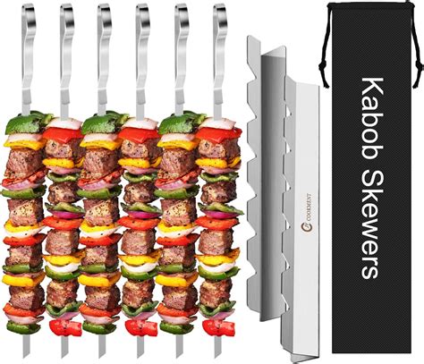 Amazon.com: BBQ Dragon | Domino Style Grill Skewers for Outdoor Grill ...