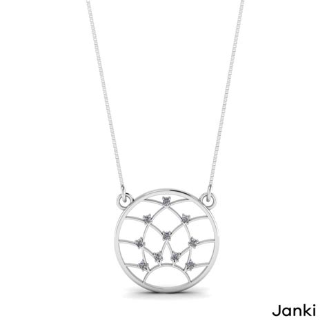 Janki 925 Sterling Dazzling Night Superstar Necklace | Lovely ...
