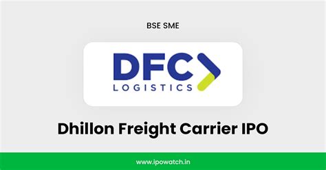 Dhillon Freight Carrier IPO GMP, Grey Market Premium Today - IPO Watch