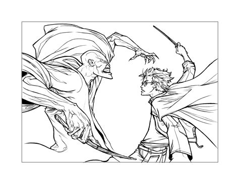 Harry Potter Coloring Page