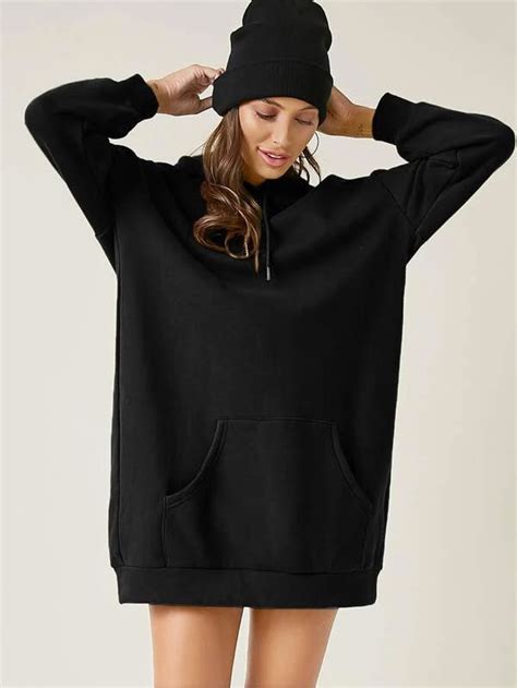 SXV PLAIN BLACK ULTRA OVERSIZED HOODIE – SXVSTYLE