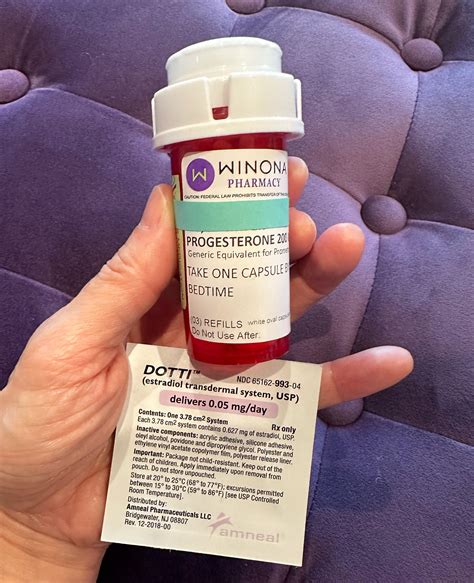 Progesterone pill dosage with Estradiol Patch : r/Menopause