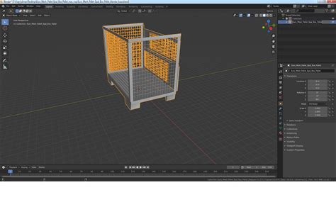 Euro Mesh Pallet Epal Box Pallet 3D | 3D Molier International