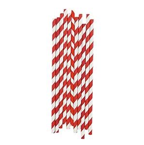 Silbans International Red Colour 6MM Paper Straws, Mocktails and ...