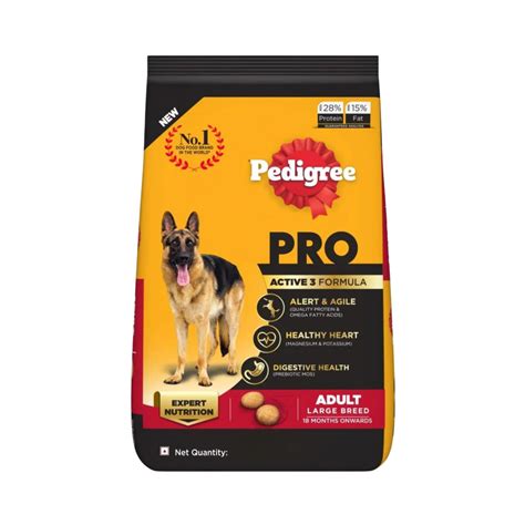 AnimealPEDIGREE PRO ADULT LARGE BREED DRY FOOD (S) - Upto...