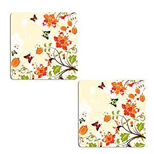 Buy Digiwind Wooden Pack of 2 Coasters | Square Shape Coaster, Colorful ...