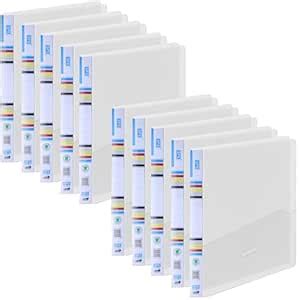 SPS Transparent Report File – Set of 10 | Plastic File for A4 Documents ...
