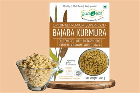 GUD2EAT Bajara Kurmura | Crispy I Crunchy I with NO PRESERVATIVES - 200g