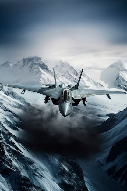 View of 3d airplane with wings and engine | AI-generated image