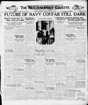 The McCook Daily Gazette from McCook, Nebraska on March 24, 1930 · 1