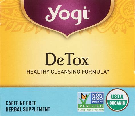 Yogi Teas Organic Caffeine Free Detox Tea 16 ct | shipt