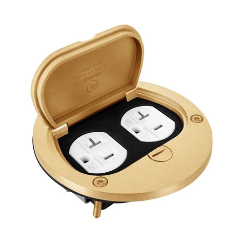 Steel City Floor Box Cover,Round,6 in.,Brown P 68 DRC BRN - Walmart.com