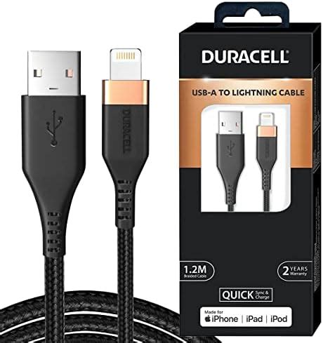 amazon basics PVC Molded Nylon USB A To Lightning Mfi Certified ...