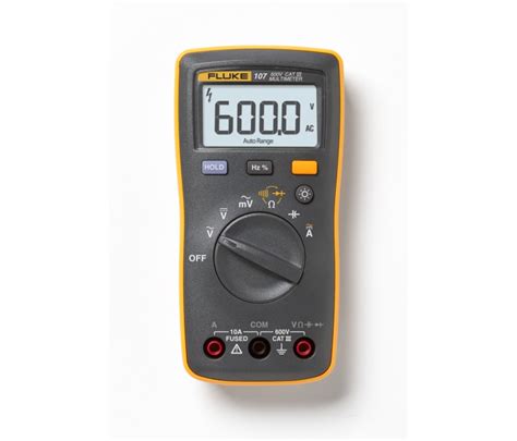 Fluke 107-Palm-sized, CAT III Digital Multimeter