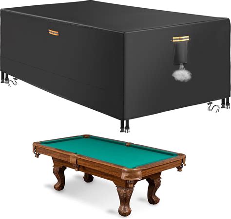 Amazon.com : 8ft Pool Table Covers, Billiard Table Covers Windproof ...