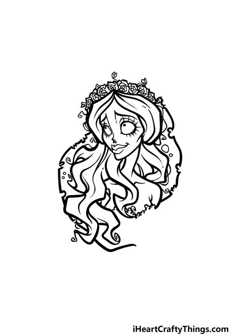 Image result for Corpse Bride Outline