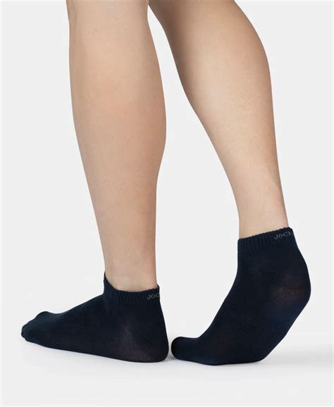 Buy Compact Cotton Elastane Stretch Low Show Socks With StayFresh ...