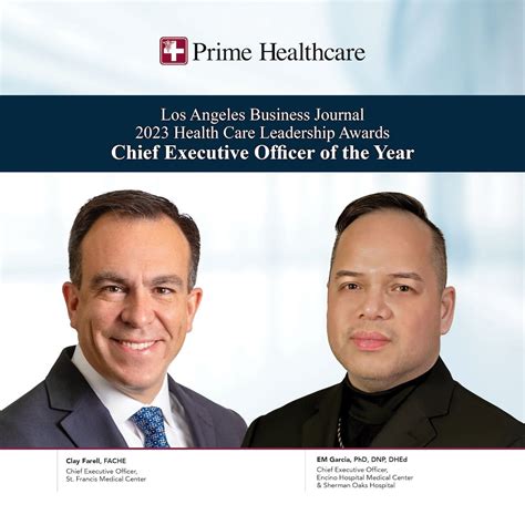 Our team is proud to share that two of Prime Healthcare’s CEOs, Clay A ...