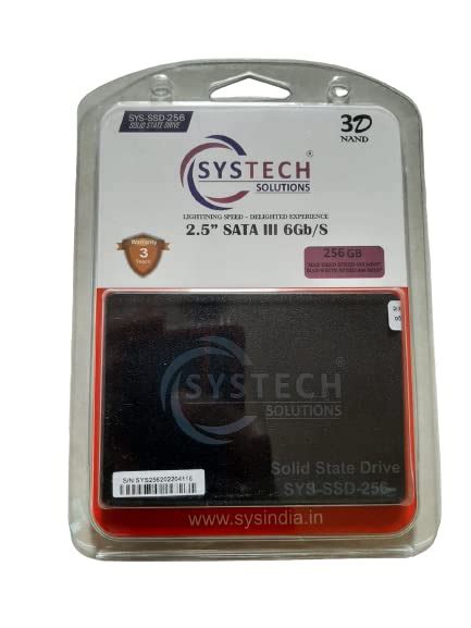 SYStech 256 SSD : Amazon.in: Computers & Accessories