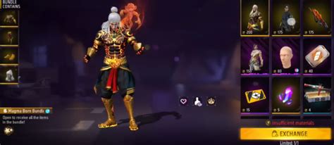 Free Fire Diwali Ring Event: How to Get Free Fire Magma Born Bundle