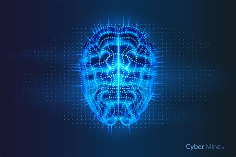 Digital Robot Brain Vector Image 的图像结果