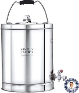 Sanjeev Kapoor Stainless Steel Double Walled Tea Hot & Cold Container ...