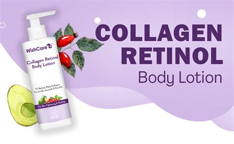 Buy WishCare Collagen 1% Retinol Body Lotion - For Skin Tightening ...