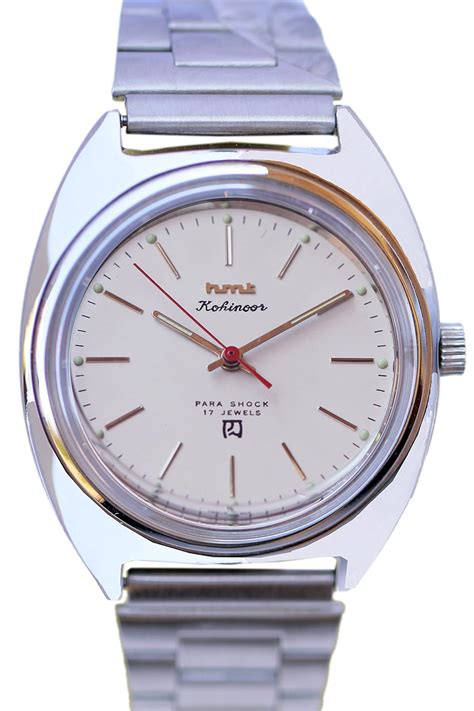 HMT White Dial Analogue Watch for Men (KOHINOOR) : Amazon.in: Fashion