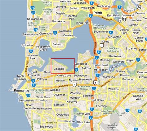 Perth Map 的图像结果