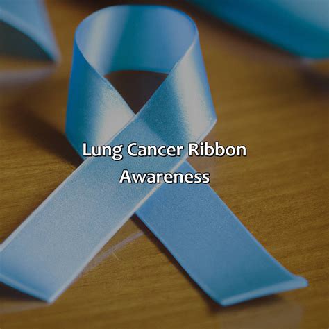 What Color Is The Lung Cancer Ribbon - colorscombo.com