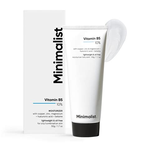 Minimalist Dehydrated Skin Moisturizer with 10% Vitamin B5 for Oily ...