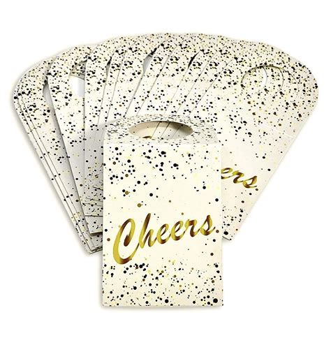 Buy Wine Gift Tags - 15 Cheers Wine Bottle Gift Tags for Birthdays ...