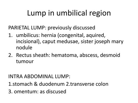 Lump abdomen | PPTX
