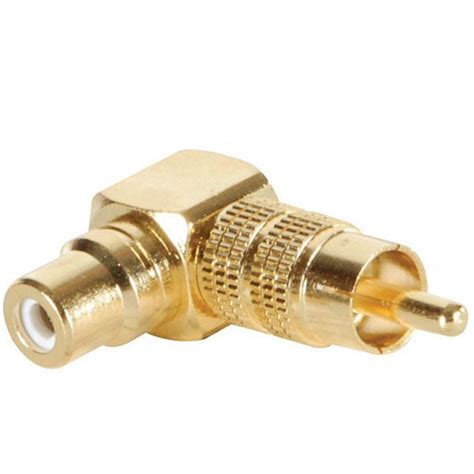 BAJAAO.COM - Buy BAJAAO Gold RCA Right Angle Adapter Long Online India ...