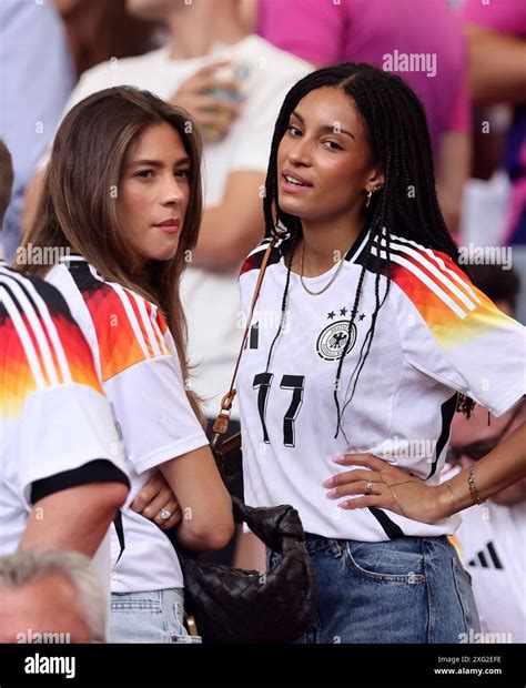 STUTTGART, GERMANY - JULY 05: Girlfriend of Florian Wirtz Aaliyah , and ...