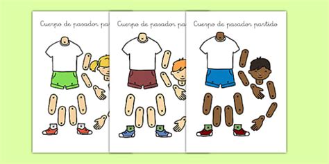 Cuerpo de pasador partido (teacher made) - Twinkl