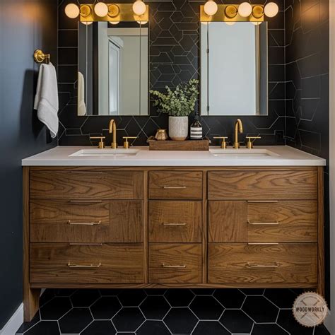 10 Creative DIY Natural Wood Bathroom Vanity Ideas!