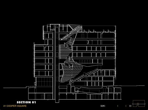 Morphosis | Cooper Union | Architect drawing, Morphosis architects ...