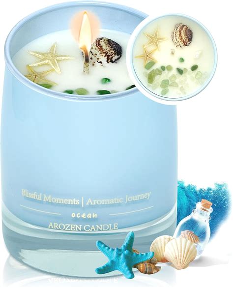 Amazon.com: AROZEN Ocean Scented Candles Gift for Women-10oz ...