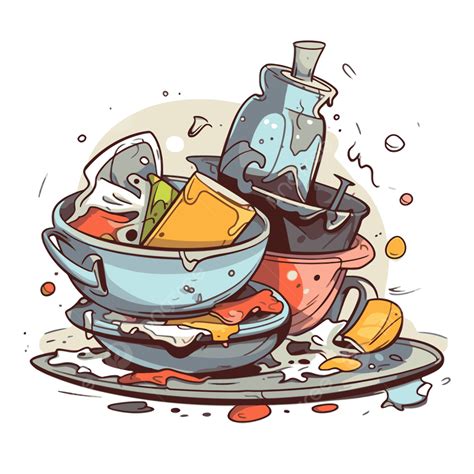 Stack Of Dishes Clipart