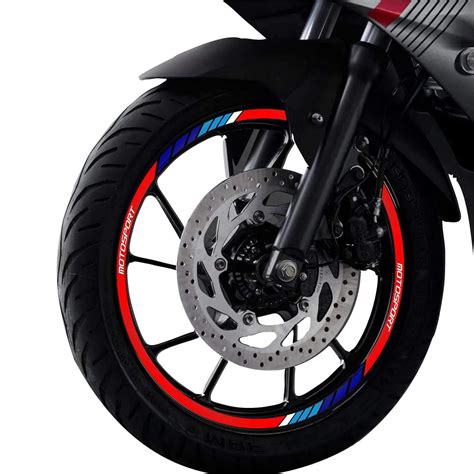 Piston Graphics Rim Decals Kit for R15 RedTri Color Bike Rim Stickers ...