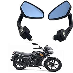 RWT Plastic Manual Driver Side And Rear View Mirror For TVS Apache RTR ...