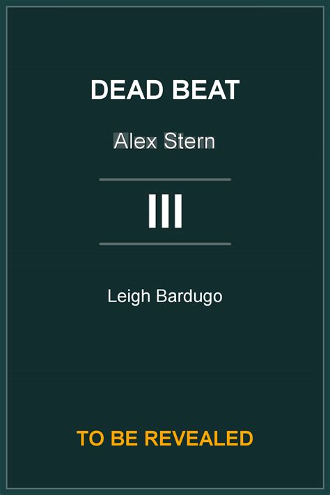 Alex Stern Book 3 by Leigh Bardugo