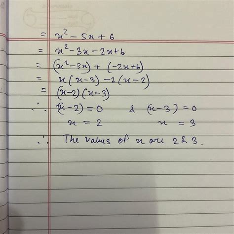 By using splitting the middle terms, factorize following polynomials ...