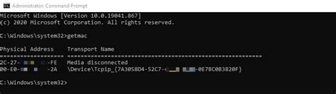 Windows Mac Address Command-Prompt 的图像结果