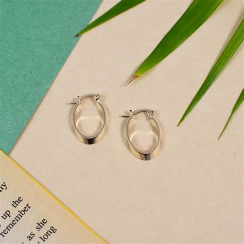 Minimalist Gold Oval Huggies | Salty – Salty Accessories